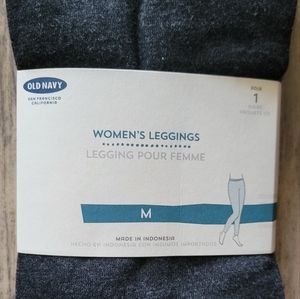 Old Navy, charcoal gray, size Medium women's leggings. With tags, never worn.